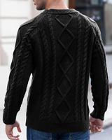 Pull en coton 100 % pour homme, design élégant, personnalisable sur le devant, respirant, anti-plis, séchage rapide, léger – Vente en gros pour l'hiver