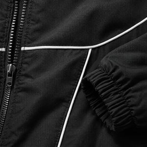 Mens <b>Black</b> <b>Windbreaker</b> Tracksuit Set Lightweight Waterproof Sportswear Reflective Stripe Athletic Jacket Pants - Product Image 5