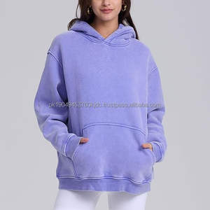 Sudadera con capucha Vintage de peso pesado para hombre, sudadera de algodón térmico de felpa de gran tamaño con diseño bordado, ropa de calle de invierno - Product Image 3