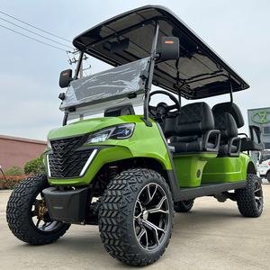 Usine directe confortable 4 roues motrices 4 + 2 places voiturette de golf électrique Street Legal Golf Buggy - Product Image 4