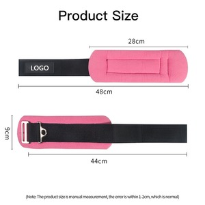Adjustable Leather Ankle Wrist <b>Weights</b> Custom Wholesale Fitness Strap 0.3Kg-<b>2Kg</b> Professional Protection Ankle Guards - Product Image 5