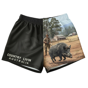 Short de rugby en polyester de haute qualité, design personnalisé de votre propre logo, couleurs personnalisées, respirant, taille élastique à séchage rapide - Product Image 3