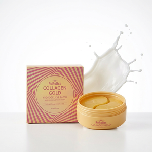 ROROBEE Patchs Hydrogel au Collagène Doré et Hyaluronate de Sodium pour les Yeux – Améliore les Poches et le Relâchement des Yeux – Soin Complet Visage et Yeux – Coréen - Product Image 1