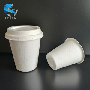 Taza de fibra de caña de azúcar ecológica para una vida ecológica - Product Image 2