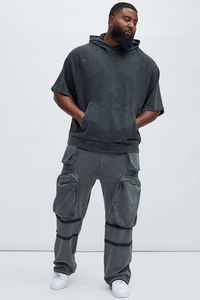 Haute qualité sur mesure demi manches hommes à capuche Top qualité à la mode à capuche nouveau Style hiver mode hommes à capuche - Product Image 3