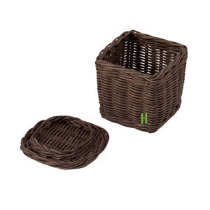 Nuevo Producto 2026 Caja de Regalo Navideña de Ratán, Artículos de Decoración Navideña, Adornos Navideños, Hermosa Caja de Regalo, Tamaño Personalizado - Product Image 3