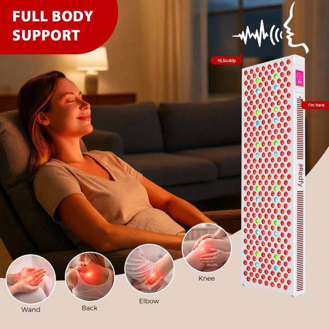 Quiet Operation Beauty Device Home Use 660Nm Wavelengths Stand With Wheels Red Light Therapy Panel