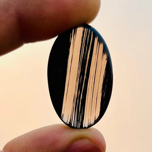 Exclusive <b>Top</b> Quality100%Natural Midnight Lace Obsidian Cabochon Healing <b>Crystal</b> Obsidian Cabochon Loose Gemstone Jewelry Making - Product Image 1