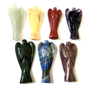 Piedra preciosa Atractiva Sodalita Ángel de 2 PULGADAS disponible en cantidad a granel 100% Escultura de ágata genuina Compre en Amayra Crystal Export - Product Image 6