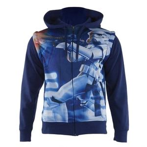 Sudadera con Capucha Personalizada de Alta Calidad para Hombre, Mezcla de Algodón y Poliéster, Cierre Duradero, Secado Rápido, Sublimación 3D con Impresión Completa - Product Image 4