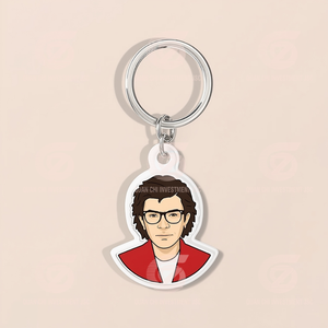 <b>Silicone</b> Stainless <b>Steel</b> Eco-friendly Cartoon Judy Animal City UV Printing Durable Non-Toxic Carabiner Keychain Pendant Custom - Product Image 3