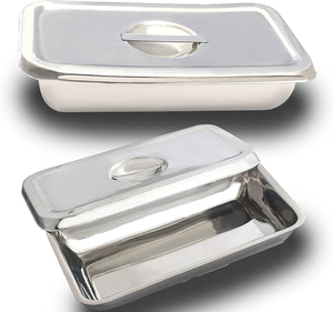 Plateau d'instruments chirurgicaux en gros pour équipement médical B2B avec couvercle, logo personnalisé, fabrication professionnelle - Product Image 4