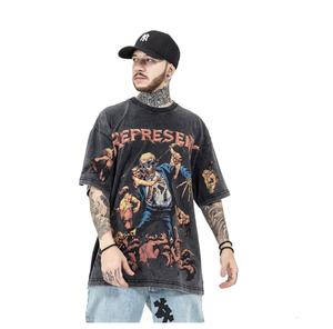 T-shirt personnalisé pour homme, coupe classique, manches longues, col rond, 100 % coton lourd, écologique et respirant - Product Image 5