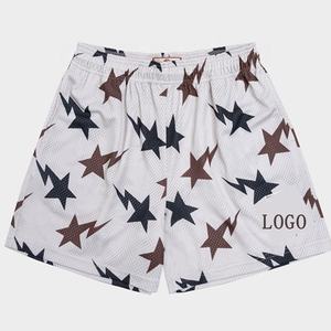 กางเกงขาสั้นผ้าตาข่ายสำหรับผู้ชายกางเกงขาสั้นสำหรับฤดูร้อนใหม่ฤดูร้อนคุณภาพสูงมีซิปกระเป๋าด้านข้างดีไซน์เท่สำหรับผู้ชาย - Product Image 4