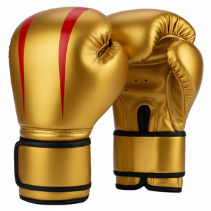 Gants de boxe JANNAT SPORTS de haute qualité, logo personnalisé imprimé, cuir PU, 12 oz, poignées légères, antidérapantes, noirs - Product Image 3