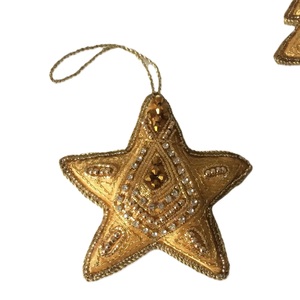 Adornos navideños de 100mm con cuentas de cristal bordadas hechas a mano, colgante con forma de hogar, jardín, baño, decoración de fiesta, uso razonable - Product Image 2