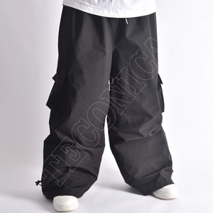 OEM Pantalon de ski de sport d'hiver respirant et coupe-vent personnalisé pour adultes coupe-vent en polyester et nylon pour l'extérieur avec fermeture à glissière - Product Image 3