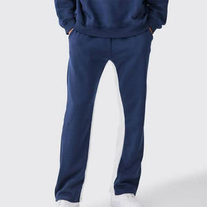 Ensembles de vente en gros de survêtements en polyester personnalisés pour hommes de haute qualité nouveau design pull à fermeture éclair évasée avec logo brodé - Product Image 6