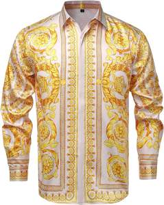 Automne et hiver hommes décontracté soyeux à manches longues chemise respirant séchage rapide toutes les tailles et couleurs disponibles chemise de Style formel - Product Image 1