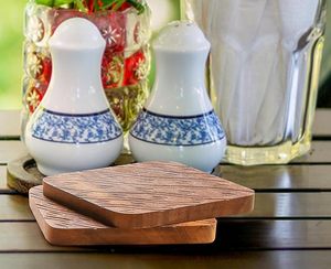Posavasos de Madera Ecológicos de Estilo Bohemio, Hechos a Mano con Diseño Personalizado, Económicos para Pedidos al por Mayor a Precio de Mayoreo - Product Image 1