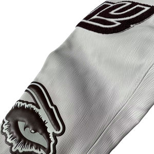 Logo personnalisé OEM et ODM Vestes Letterman de baseball en laine brodée de chenille Veste universitaire pour hommes à manches en cuir vierge vintage - Product Image 2