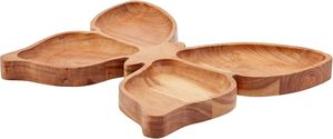 Solid Acacia Wood <b>Butterfly</b> Shaped Serving Platter Tray <b>Wooden</b> Serving Tray - Product Image 6