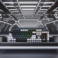 Clavier mécanique filaire Clavier de jeu rétroéclairé RVB pour Gamer Bureau Ordinateur portable Clavier de jeu USB