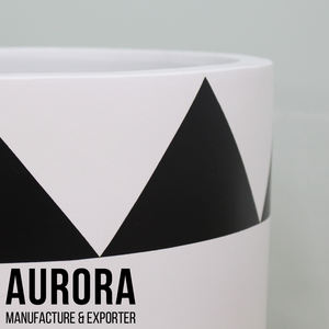 Pots de Jardinière Modernes en Fibre de Ciment Aspect Léger, Résistant aux Intempéries pour Décoration de Jardin Intérieur Extérieur, Vente en Gros Disponible - Product Image 5