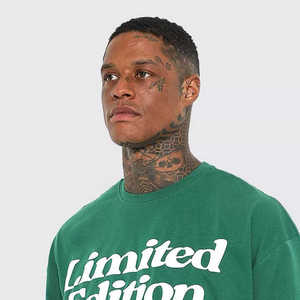 Camiseta Casual Personalizada con Estampado Ecológico, Transpirable, de Secado Rápido, Cuello Redondo, 100% Algodón, Cuello Grueso, Corte Regular para Hombre - Product Image 2