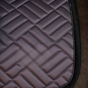 Coussin de selle de cheval matelassé respirant doublure en coton doux coussin équestre absorbant les chocs pour tapis de selle d'entraînement personnalisés - Product Image 6