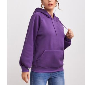 Sudadera con capucha de manga larga supergrande para mujer transpirable forrado otoño 100% algodón Puff diseño de impresión Sudadera con capucha EXPORTACIÓN DE BD - Product Image 2