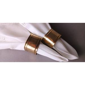 Anneaux de serviette en métal de couleur argentée de qualité supérieure, design moderne, écologiques, accessoires de table pour la maison, fête, mariage - Product Image 6