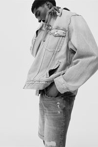 Pantalones cortos de corte regular para hombre de alta calidad, cómodos, de 5 bolsillos, azul vaquero, elásticos, no tejidos, precio al por mayor - Product Image 6