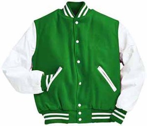 Fabricant OEM personnalisé de haute qualité hommes Patch brodé Bomber Jacket Baseball manches en cuir Letterman Varsity Jacket - Product Image 6