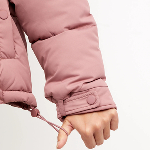 Veste matelassée à fermeture éclair pour femme, style nouveau, logo personnalisé, respirante, col montant, hiver, grande taille, poids lourd, vente en gros - Product Image 5