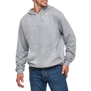 Cotton Blended Basics Men's Pullover Hoodie Custom Print Logo Loose Fit High Quality Fleece Oversize Embroidered Techniques - Product Image 4