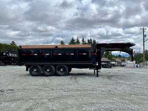 Ready to Use 2024 Farm LP106 Full Dump Trailer Steel Is Equipped with a 5-ton Scissor Lift 7,000 Lb 10,000 Lb GVWR Agricultural - Product Image 3