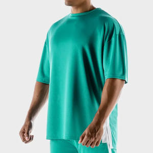 Camiseta personalizada 100% algodón lavada con ácido para hombre, Camiseta holgada con hombros caídos y diseño impreso, Disponible en tallas - Product Image 5