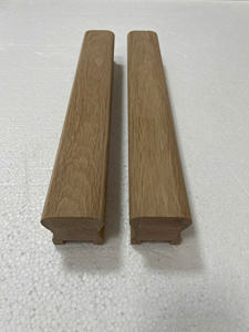 Main courante en chêne blanc de qualité professionnelle, longueur 4200 mm, rainure 41 mm, pièces d'escalier pour escalier minimaliste EFS HR6610P antidérapant - Product Image 3