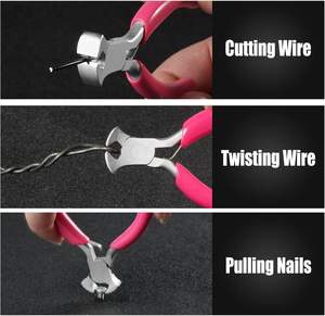 คีมตัดขนาดเล็ก3นิ้วคีมตัดเหล็กคาร์บอนอุปกรณ์งานฝีมือ DIY สำหรับทำโลโก้ออกแบบได้ตามต้องการ - Product Image 6