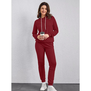 Chándal Deportivo Informal con Capucha de Color Personalizado para Invierno, Talla Grande, Transpirable y de Secado Rápido - Product Image 2