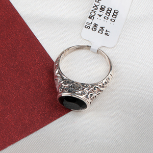 925 Sterling Silver IGI Certified <b>Black</b> <b>Onyx</b> Trendy Unisex Handmade Wedding Engagement Party Jewelry for Wholesale - Product Image 2