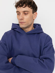Sweat à capuche décontracté 100% coton polaire à manches longues pour hommes vêtements de rue d'hiver personnalisable impression graphique Logo sweats à capuche pour hommes - Product Image 3