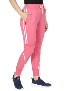 Pantalon de survêtement à séchage rapide personnalisé OEM pour femmes Conception de pantalon à plis latéraux; Broderie de jogging cargo à taille élastique durable - Product Image 3