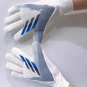 Gants de gardien de but en cuir avec protection des doigts, fermeture à lacets antidérapante pour l'entraînement des adultes - Product Image 4