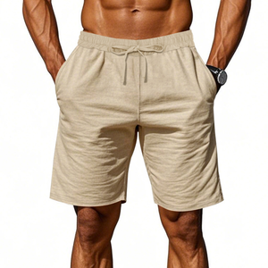Factory Wholesale Custom Men's Casual Nylon/Spandex Athletic Shorts Breathable Workout Gear Mid Waist <b>Elastic</b> Waist Quick Dry - Product Image 6