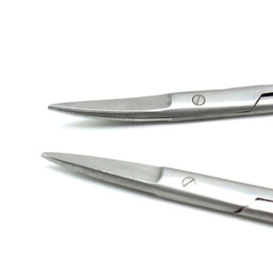 Instrumentos quirúrgicos 2025 Tijeras de goma personalizadas profesionales Tijeras quirúrgicas dentales rectas y curvas - Product Image 5