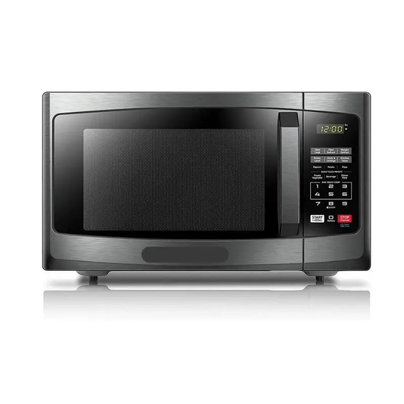 EM925A5A-BS Countertop Microwave Oven 0.9 Cu Ft With 10.6 Inch Removable Turntable 900W 6 Auto Menus