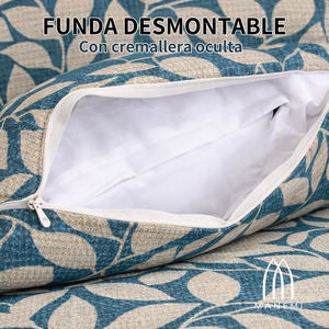 Juego de 4 Cojines Duraderos de Tela para Pallets de Exterior, 120x80 + 120x50 cm, para Sofá de Jardín, 12 cm de Grosor, con Funda Extraíble - Product Image 6