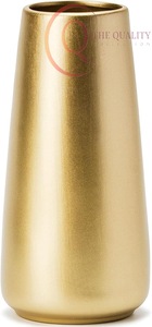 Premium Metal Tabletop <b>Decorative</b> <b>Vase</b> with Artistic Flair, Ideal for Floral Styling, Home Décor, and Elegant Interior Themes - Product Image 2